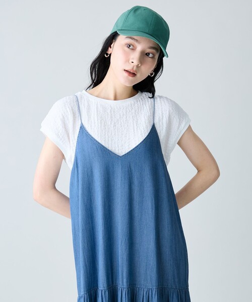 ANY(エニィ)の「レースフレンチスリーブプルオーバー(Tシャツ/カットソー・レディース・ホワイト系/ホワイト系1/ブラック系1/ダークブラウン系・F)」の18枚目の写真