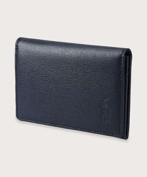 POLO RALPH LAUREN(ポロ ラルフ ローレン)の「【ショッパー付き】エンボスレザー カードケース(名刺入れ・メンズ・グリーン/ブラック/ネイビー・FREE)」の8枚目の写真