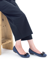 【RiiiKa/リーカ】リボンフラットパンプス