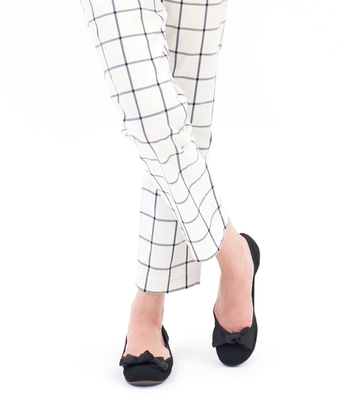 RiiiKa（リーカ）の「【RiiiKa/リーカ】リボンフラットパンプス（バレエシューズ・レディース・ブラック系その他/カーキ/ネイビー/ホワイト系その他/ブラック・21.5cm/23.0cm/23.5cm/22.5cm/25.0cm/24.0cm/22.0cm/24.5cm）」の14枚目の写真