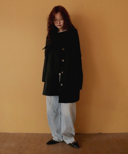 cheriella（シェリエラ）の「【cheriella】マルチWAYスカーフ付きステンカラートレンチ　MULTI-WAY STAIN-COLLAR TRENCH COAT WITH SCARFー春アウター（ステンカラーコート・レディース・アイボリー/ライトベージュ/ブラック・FREE）」の21枚目の写真