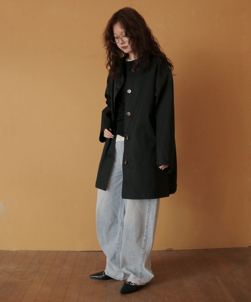 cheriella（シェリエラ）の「【cheriella】マルチWAYスカーフ付きステンカラートレンチ　MULTI-WAY STAIN-COLLAR TRENCH COAT WITH SCARFー春アウター（ステンカラーコート・レディース・アイボリー/ライトベージュ/ブラック・FREE）」の18枚目の写真