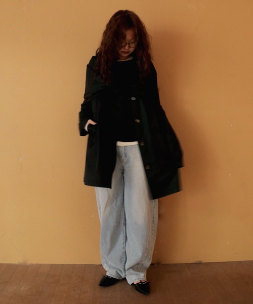 cheriella(シェリエラ)の「【cheriella】マルチWAYスカーフ付きステンカラートレンチ MULTI-WAY STAIN-COLLAR TRENCH COAT WITH SCARFー春アウター(ステンカラーコート・レディース・アイボリー/ライトベージュ/ブラック・FREE)」の22枚目の写真