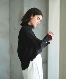NORC  リネンフリルブラウス　ノーク　博多阪急ポップアップ限定カラー N.O.R.C 3都市にてPOP UP STORE開催 | CROSS PLUS