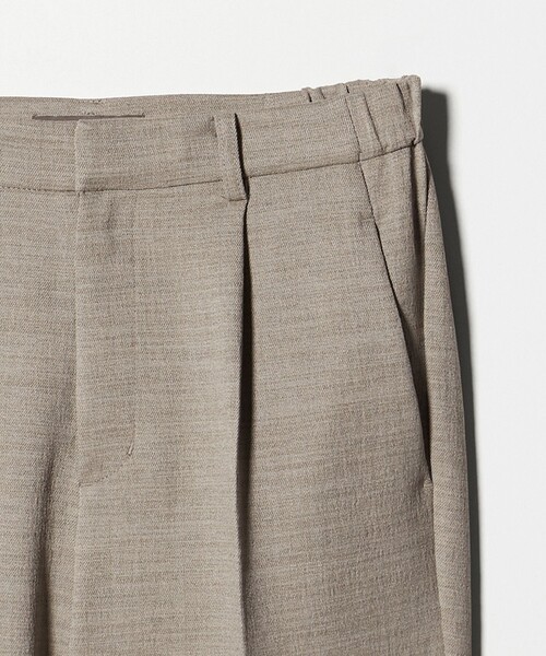 A DAY IN THE LIFE UNITED ARROWS(アデイインザライフユナイテッドアローズ)の「スラブツイル タックストレートパンツ ‐セットアップ対応・マシンウォッシャブル‐<A DAY IN THE LIFE>(その他パンツ・レディース・ダークグレー/ベージュ/ネイビー/モカ・40/36/38)」の19枚目の写真