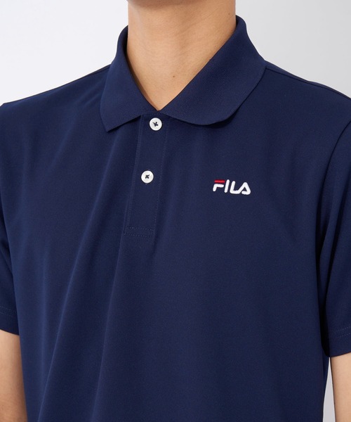 FILA GOLF(フィラゴルフ )の「半袖シャツ(シャツ/ブラウス・メンズ・ホワイト/ネイビー/ブラック・X-LARGE/LARGE/XX-LARGE/MEDIUM)」の8枚目の写真