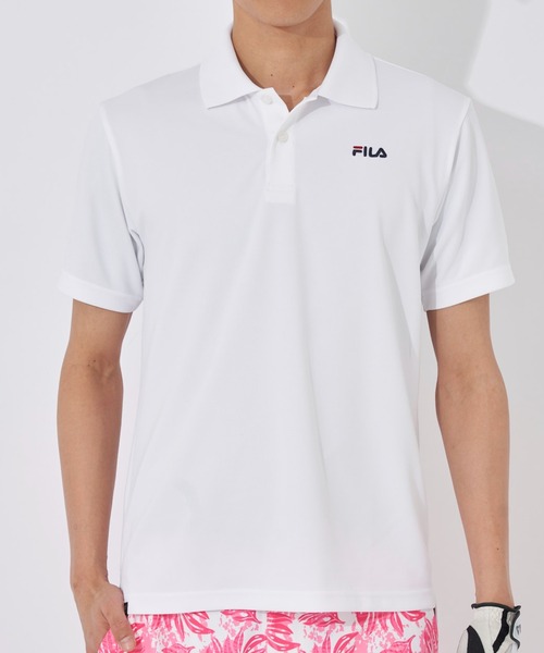 FILA GOLF(フィラゴルフ )の「半袖シャツ(シャツ/ブラウス・メンズ・ホワイト/ネイビー/ブラック・X-LARGE/LARGE/XX-LARGE/MEDIUM)」の10枚目の写真