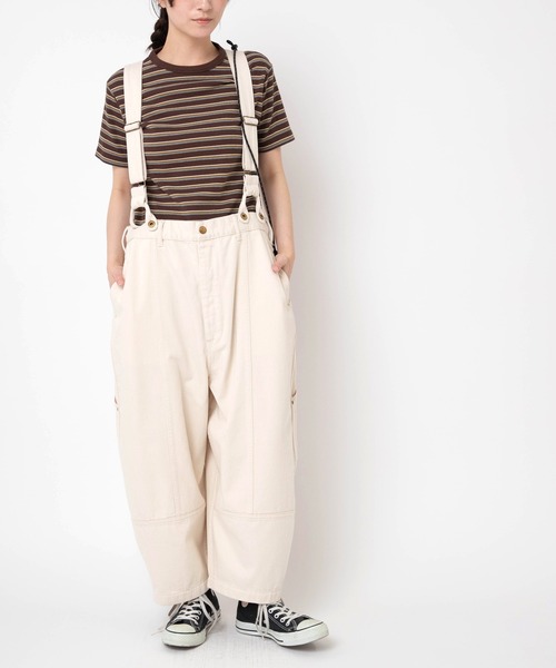 URCH RNA（アーチ アールエヌエー）の「O0755 2WAYサスペンダーアンクルパンツ（サロペット/オーバーオール・レディース・ブルー系その他/キナリ・FREE）」の2枚目の写真
