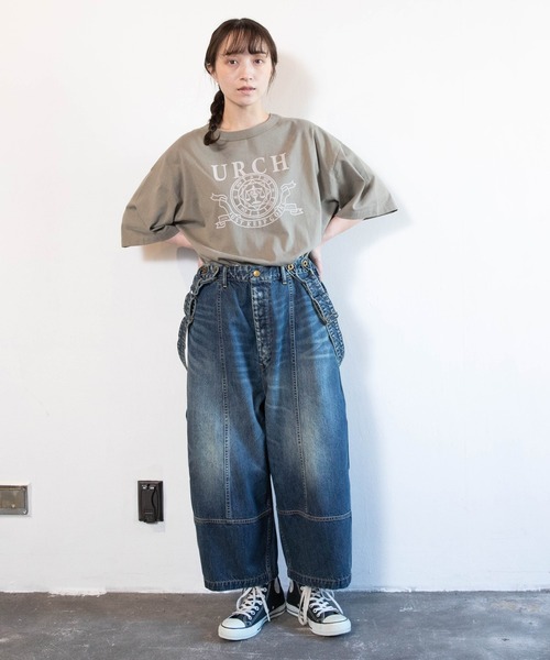 URCH RNA（アーチ アールエヌエー）の「O0755 2WAYサスペンダーアンクルパンツ（サロペット/オーバーオール・レディース・ブルー系その他/キナリ・FREE）」の13枚目の写真