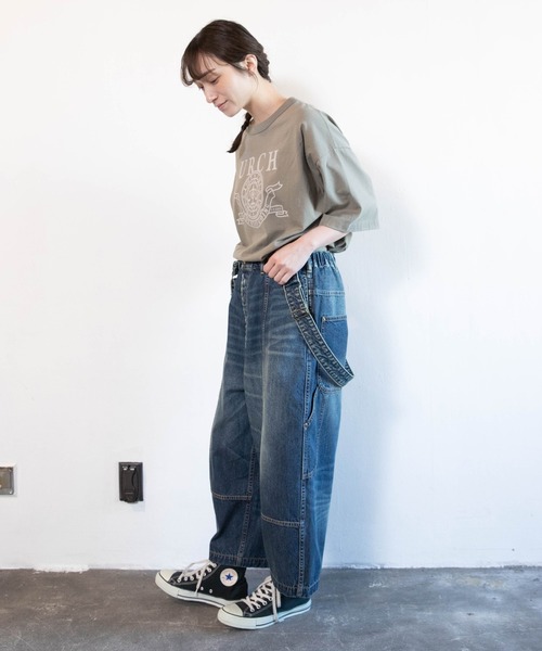 URCH RNA（アーチ アールエヌエー）の「O0755 2WAYサスペンダーアンクルパンツ（サロペット/オーバーオール・レディース・ブルー系その他/キナリ・FREE）」の14枚目の写真