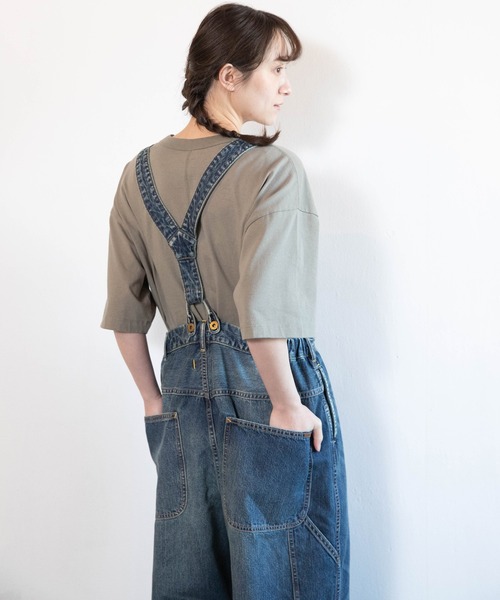 URCH RNA（アーチ アールエヌエー）の「O0755 2WAYサスペンダーアンクルパンツ（サロペット/オーバーオール・レディース・ブルー系その他/キナリ・FREE）」の18枚目の写真