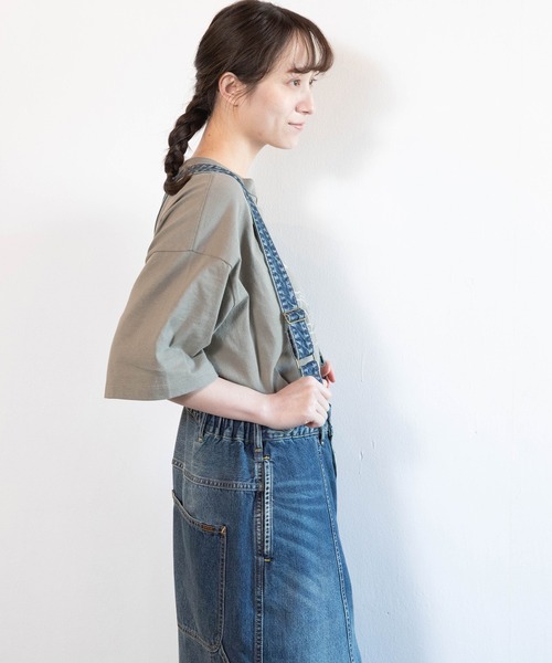 URCH RNA（アーチ アールエヌエー）の「O0755 2WAYサスペンダーアンクルパンツ（サロペット/オーバーオール・レディース・ブルー系その他/キナリ・FREE）」の17枚目の写真