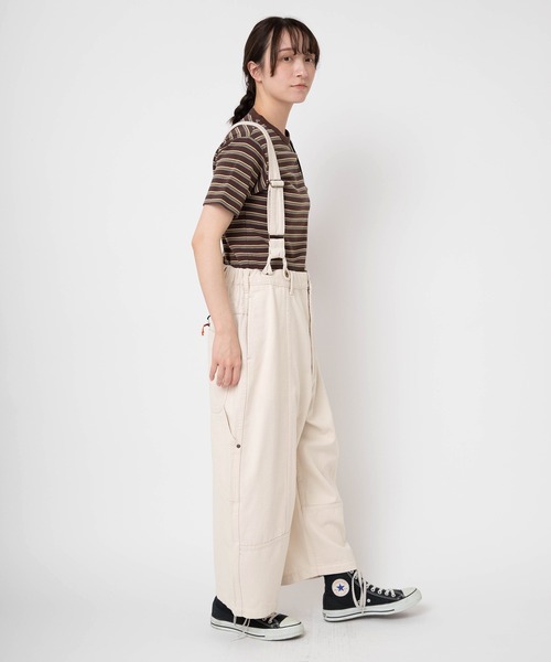 URCH RNA（アーチ アールエヌエー）の「O0755 2WAYサスペンダーアンクルパンツ（サロペット/オーバーオール・レディース・ブルー系その他/キナリ・FREE）」の4枚目の写真