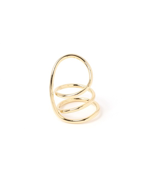 niko and...（ニコアンド）の「螺旋リング（リング・レディース・イエロー・0）」の3枚目の写真