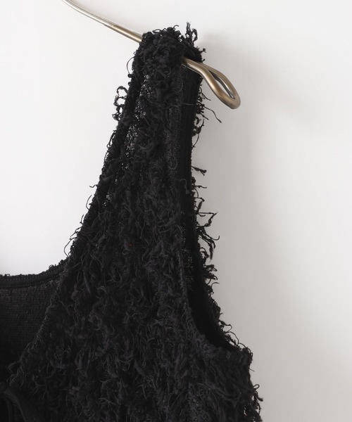 LOWRYS FARM（ローリーズファーム）の「フェザー２ＷＡＹベスト 663172（ベスト・レディース・アイボリー/ブラック/グレー・FREE）」の7枚目の写真