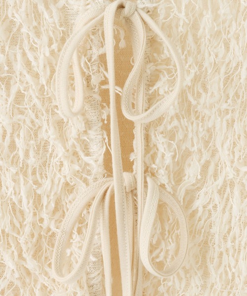 LOWRYS FARM（ローリーズファーム）の「フェザー２ＷＡＹベスト 663172（ベスト・レディース・アイボリー/ブラック/グレー・FREE）」の11枚目の写真