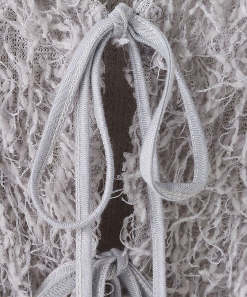 LOWRYS FARM（ローリーズファーム）の「フェザー２ＷＡＹベスト 663172（ベスト・レディース・アイボリー/ブラック/グレー・FREE）」の12枚目の写真