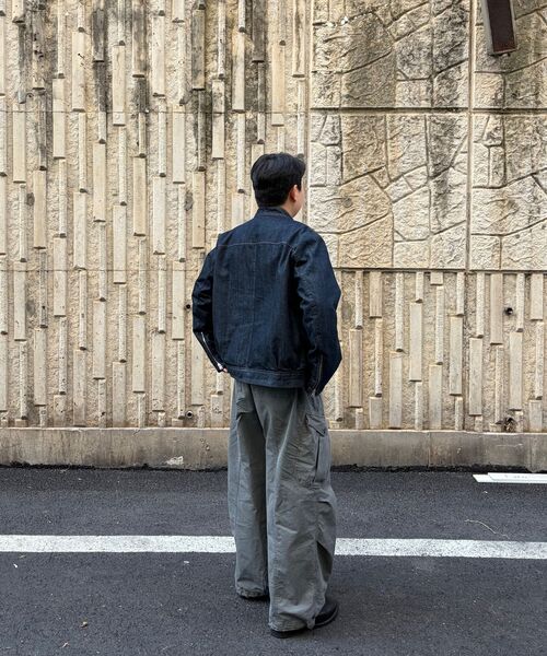 INDUST(インダスト)の「ウォッシュドマルチポケットカーゴワイドパンツ_カーキ(その他パンツ・レディース・カーキ・1(S)/2(M)/3(L))」の5枚目の写真