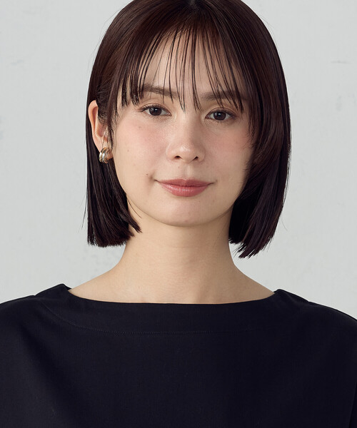 COMME CA ISM(コムサイズム)の「ボートネック カットソー(Tシャツ/カットソー・レディース・ブラック/ホワイト・MEDIUM/LARGE)」の7枚目の写真