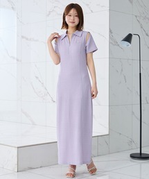 ハーフジップ」に該当するワンピース（半袖）ファッション通販 - ZOZOTOWN