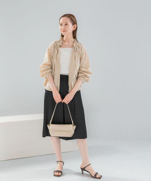 URBAN RESEARCH ROSSO WOMEN(アーバンリサーチ ロッソ)の「フロントジップフリルブラウス(シャツ/ブラウス・レディース・ライトベージュ/ホワイト・FREE)」の14枚目の写真