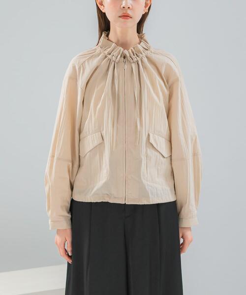 URBAN RESEARCH ROSSO WOMEN(アーバンリサーチ ロッソ)の「フロントジップフリルブラウス(シャツ/ブラウス・レディース・ライトベージュ/ホワイト・FREE)」の15枚目の写真