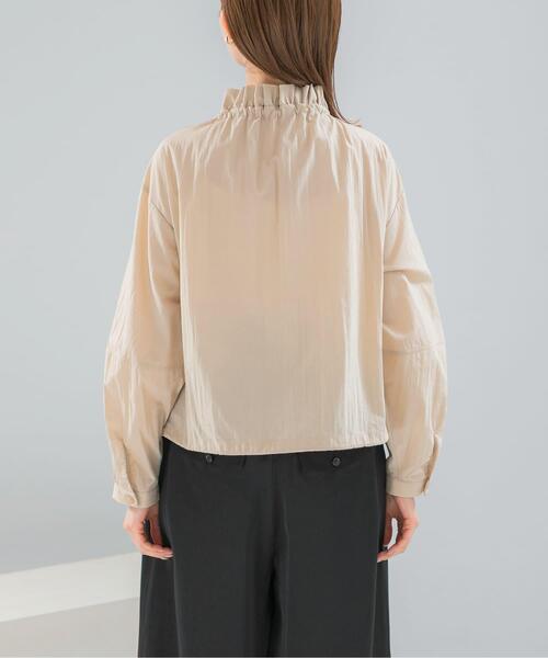 URBAN RESEARCH ROSSO WOMEN(アーバンリサーチ ロッソ)の「フロントジップフリルブラウス(シャツ/ブラウス・レディース・ライトベージュ/ホワイト・FREE)」の17枚目の写真