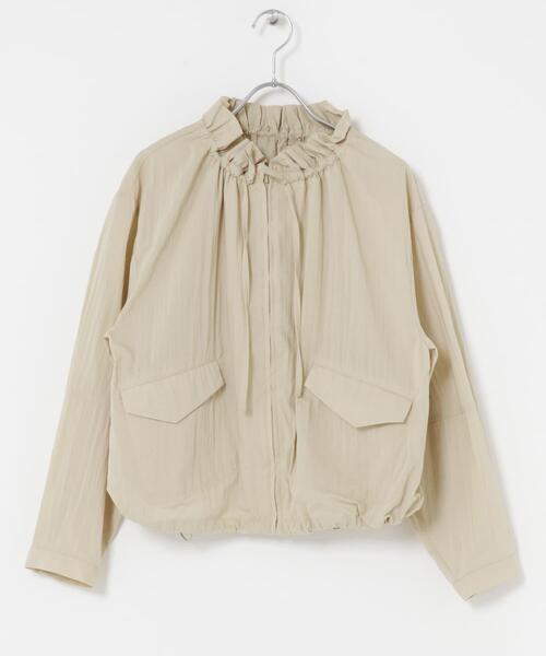 URBAN RESEARCH ROSSO WOMEN(アーバンリサーチ ロッソ)の「フロントジップフリルブラウス(シャツ/ブラウス・レディース・ライトベージュ/ホワイト・FREE)」の20枚目の写真