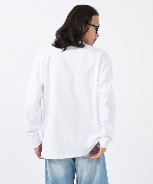 En serio TOKYO（エンソリオトーキョー）の「【SIDEWAYSTANCE】AUTHカレッジロゴ長袖Tシャツ 70642（Tシャツ/カットソー・メンズ・オートミール/ホワイト/ブラック・SMALL/LARGE/X-LARGE/MEDIUM）」の14枚目の写真
