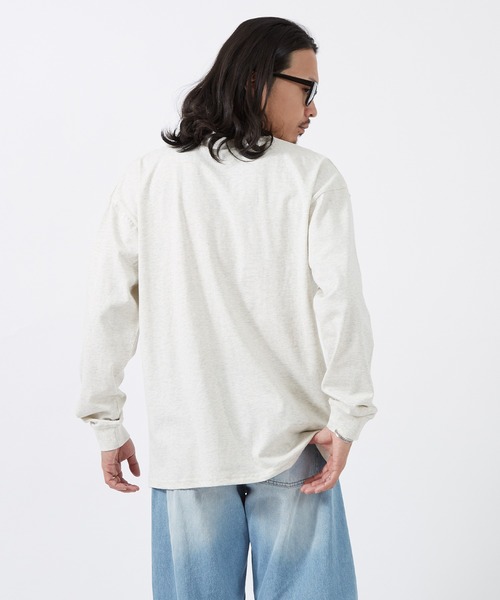 En serio TOKYO（エンソリオトーキョー）の「【SIDEWAYSTANCE】AUTHカレッジロゴ長袖Tシャツ 70642（Tシャツ/カットソー・メンズ・オートミール/ホワイト/ブラック・SMALL/LARGE/X-LARGE/MEDIUM）」の8枚目の写真