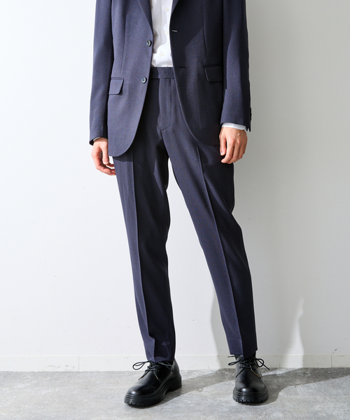 B.C STOCK（ベーセーストック）の「PE BIRDSEYE SLACKS（スラックス・メンズ・チャコールグレー/ブルー系その他/ネイビー・X-LARGE/LARGE/MEDIUM/SMALL）」の13枚目の写真