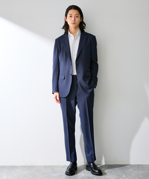 B.C STOCK（ベーセーストック）の「PE BIRDSEYE SLACKS（スラックス・メンズ・チャコールグレー/ブルー系その他/ネイビー・X-LARGE/LARGE/MEDIUM/SMALL）」の16枚目の写真