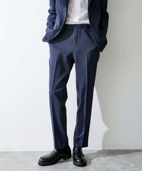 B.C STOCK（ベーセーストック）の「PE BIRDSEYE SLACKS（スラックス・メンズ・チャコールグレー/ブルー系その他/ネイビー・X-LARGE/LARGE/MEDIUM/SMALL）」の17枚目の写真