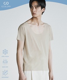 WYM LIDNM(�E�B�� �o�C ���h��)��COOL DRY DEODORANT WIDE U NECK INNER TEE(�C���i�[�E�F�A/����)