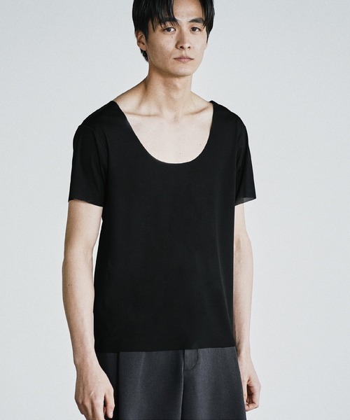 COOL DRY DEODORANT WIDE U NECK INNER TEE（インナーウェア/肌着