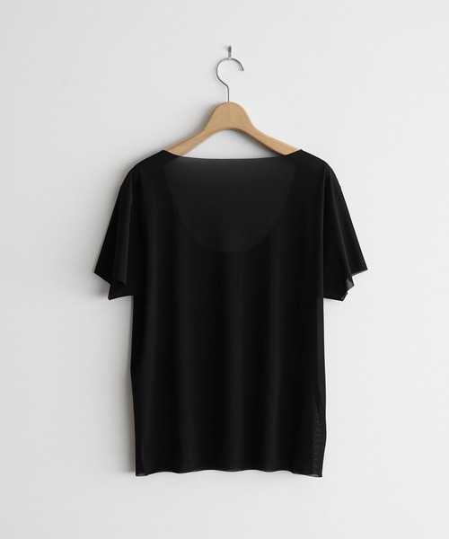 WYM LIDNM（ウィム バイ リドム）の「COOL DRY DEODORANT WIDE U NECK INNER TEE（インナーウェア/肌着・メンズ・グレイッシュベージュ/ブラック・XL/XS/S/M/L）」の20枚目の写真