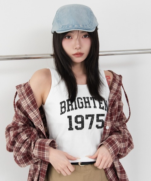 WEGO(ウィゴー)の「WEGO/【26春夏新作】グラフィックカップインタンク(タンクトップ・レディース・その他1/その他2/その他3/その他4・FREE)」の8枚目の写真