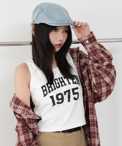 WEGO(ウィゴー)の「WEGO/【26春夏新作】グラフィックカップインタンク(タンクトップ・レディース・その他1/その他2/その他3/その他4・FREE)」の9枚目の写真