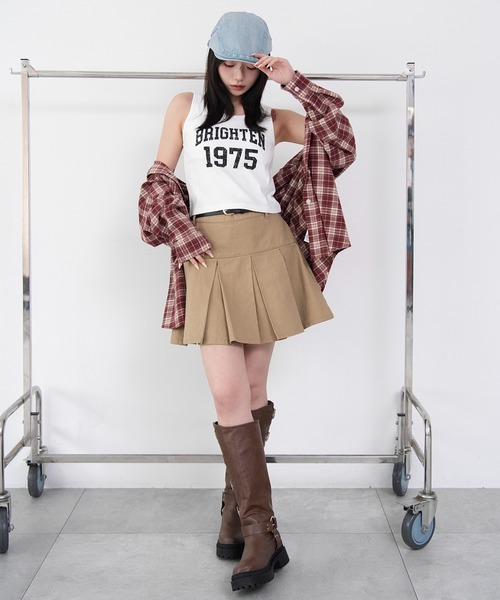 WEGO(ウィゴー)の「WEGO/【26春夏新作】グラフィックカップインタンク(タンクトップ・レディース・その他1/その他2/その他3/その他4・FREE)」の10枚目の写真