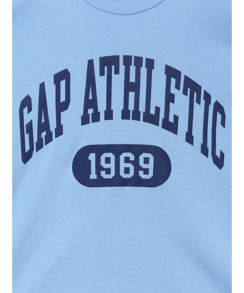 GAP(ギャップ)の「リラックスフィット フレンチテリー グラフィックTシャツ(スウェット・メンズ・グリーン/ネイビー/イエロー/ブルー/オフホワイト/ブラック・L/M/S/XS/XL)」の13枚目の写真