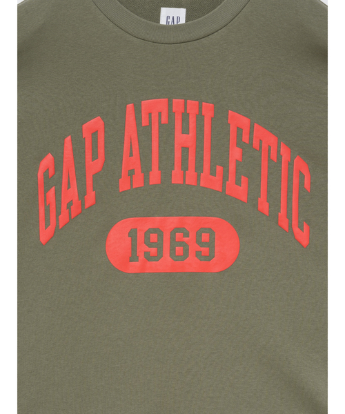 GAP(ギャップ)の「リラックスフィット フレンチテリー グラフィックTシャツ(スウェット・メンズ・グリーン/ネイビー/イエロー/ブルー/オフホワイト/ブラック・L/M/S/XS/XL)」の16枚目の写真