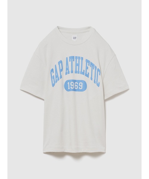 GAP(ギャップ)の「リラックスフィット フレンチテリー グラフィックTシャツ(スウェット・メンズ・グリーン/ネイビー/イエロー/ブルー/オフホワイト/ブラック・L/M/S/XS/XL)」の22枚目の写真