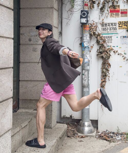 GOLDEN SNSHINE（ゴールデン サンシャイン）の「Recycle active color shorts_Pink（その他パンツ・メンズ・その他・MEDIUM/LARGE）」の6枚目の写真