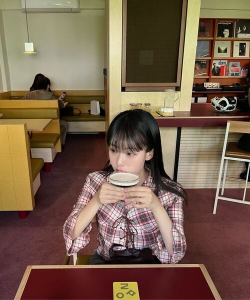 HERETIC（ヘレティック）の「WESTERN CHECK CORSET SHIRT / red（シャツ/ブラウス・レディース・その他・FREE）」の2枚目の写真