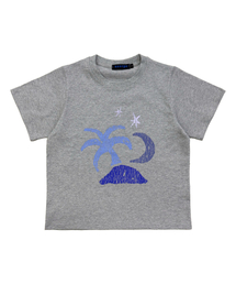 SSERPE（セルぺ）の「トロピカル半袖Tシャツメランジグレー（Tシャツ/カットソー）」