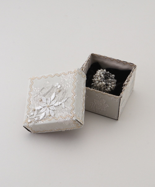 VERMEIL par iena(ヴェルメイユパーイエナ)の「JEAN FRANCOIS MIMILLA ジャンフランソワミミラ Glass Beads & Stee リング BAG101(リング・レディース・シルバー・FREE)」の4枚目の写真