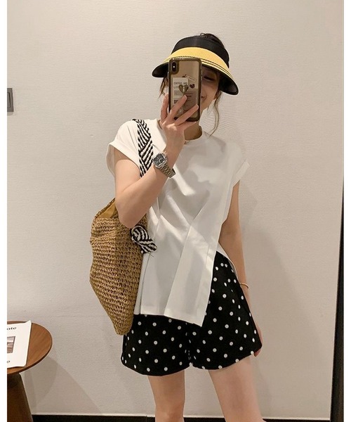 inst.ALL（インストール）の「ドット柄ショートパンツ（その他パンツ・レディース・ブラック・M/LL）」の3枚目の写真