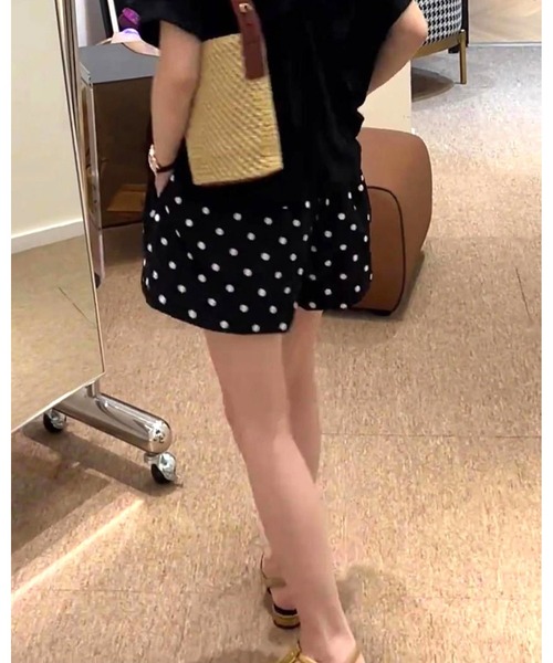 inst.ALL（インストール）の「ドット柄ショートパンツ（その他パンツ・レディース・ブラック・M/LL）」の12枚目の写真