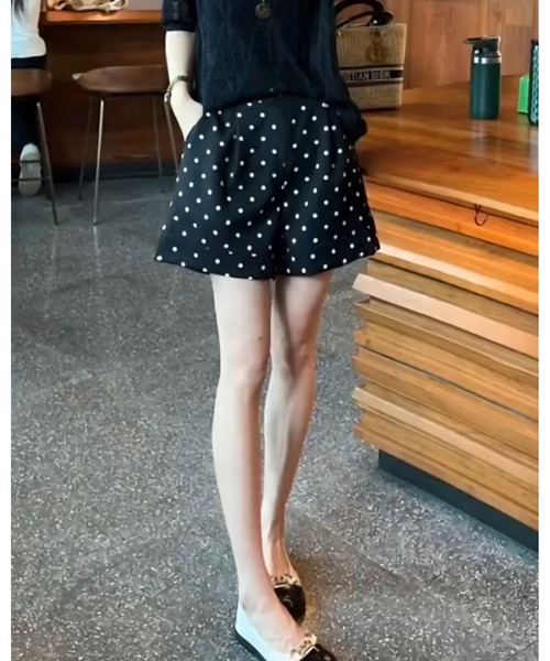 inst.ALL（インストール）の「ドット柄ショートパンツ（その他パンツ・レディース・ブラック・M/LL）」の13枚目の写真