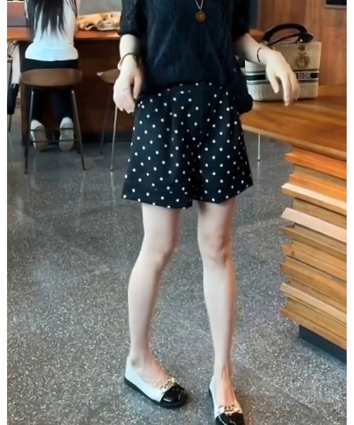 inst.ALL（インストール）の「ドット柄ショートパンツ（その他パンツ・レディース・ブラック・M/LL）」の15枚目の写真